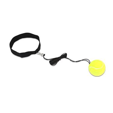 Imagem de Bola de luta de boxe, equipamento de boxe, bola de reflexo de perfuração com faixa de cabeça para treinamento de boxe (amarelo) Speed Ball Da Boxe