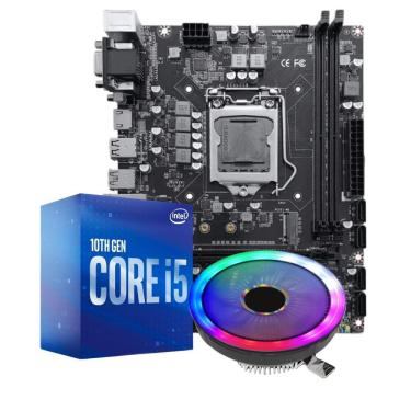 Imagem de Kit Upgrade Placa Mãe H510 Intel Core I5 10400 E Cooler