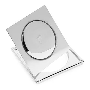 Imagem de Ralo Inteligente Click 15x15 Quadrado Inox Com Caixilho Para Banheiro Veda Cheiro Anti Odor