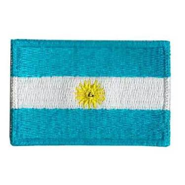 Imagem de Patch P/ Camiseta Jaqueta - Bandeira Da Argentina Pequena - Hdm Bordad