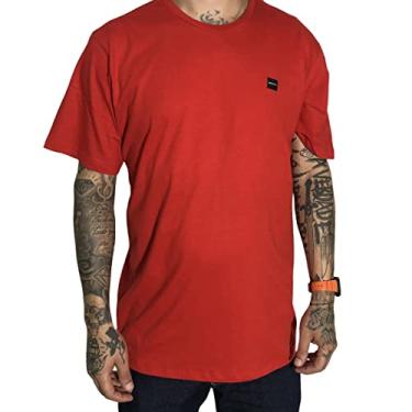 Imagem de Camiseta Oakley Masculina Patch Tee, Vermelho, G