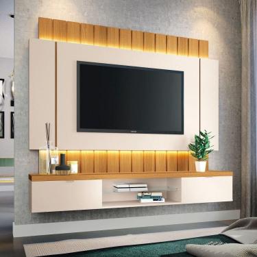 Imagem de Painel Home para TV até 55 Polegadas com LED 2 Portas I HB Móveis