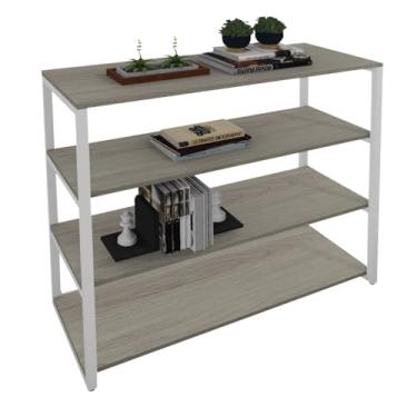 Imagem de Estante para Escritório Marelli Frame Carvalho 120x40cm