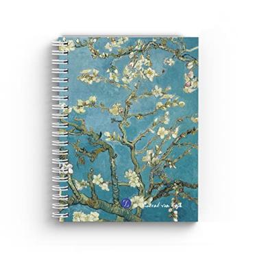 Imagem de Caderno Capa Dura Pautado A5 - 160 Páginas 21x15cm - Wire-o - Amendoeira em Flor de Van Gogh