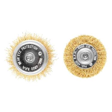 Imagem de EDA Escovas De Aço Redondas 1/4' Com 2 Peças (Referência 9221 Redonda Copo) Eda
