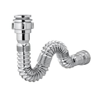 Imagem de Sifão Sanfonado Cromado Pvc