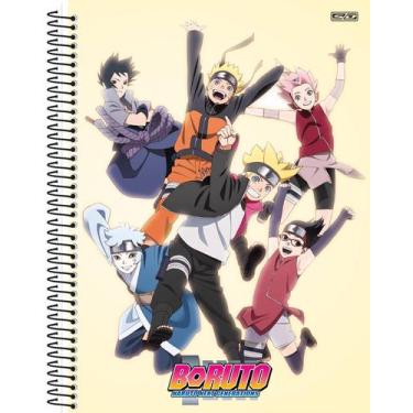 Imagem de Caderno Boruto Escolar Naruto 1 Matéria Personalizado - São Domingos