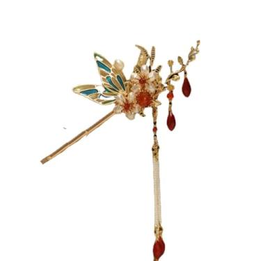 Imagem de Acessório de cabelo estilo chinês simples Qipao Headwear Xiuhe Clothing Hair Accessories