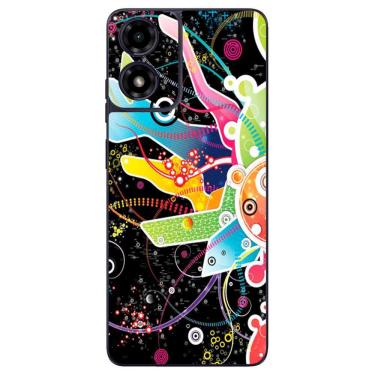 Imagem de Capa Adesivo Skin058 Verso Para Motorola Moto G04