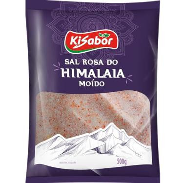 Imagem de KiSabor Sal Rosa Do Himalaia Moído Kisabor 500 Gramas
