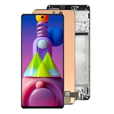 Imagem de Display SHOWGOOD AMOLED para Samsung Galaxy M51 M515F M515F/DS Digitalizador de tela LCD sensível ao toque com substituição de montagem de moldura (genuíno com moldura)