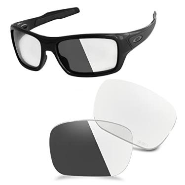 Imagem de AOZAN Lentes de reposição ANSI Z87.1 para óculos de sol Oakley Turbine OO9263 - HI-DEF fotocromático
