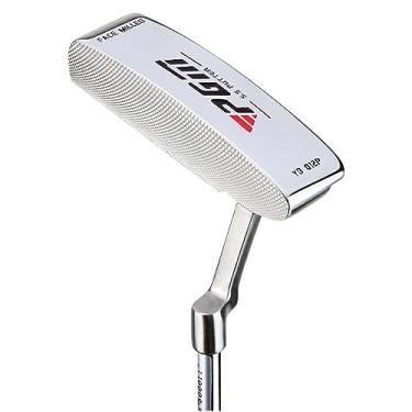 Imagem de PGM Golf Club Putter - canhoto masculino - eixo de aço 950 com cabeça de aço inoxidável - tacadas fáceis de deslizar