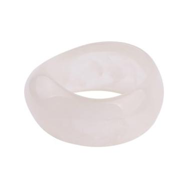 Imagem de Caiyao Pulseira de resina acrílica quadrada colorida pulseiras de casco de tartaruga placa de acetato pulseira vintage larga irregular de plástico geométrico para mulheres adolescentes joias, Medium, Resina, resina