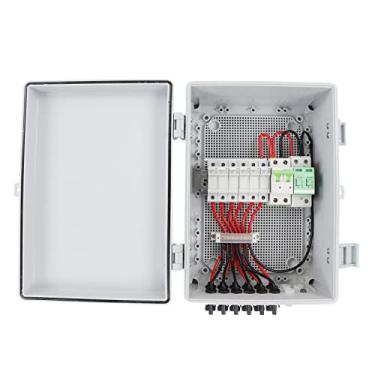 Imagem de Caixa Combinadora PV de 6 Cordas, Caixa Combinadora Solar com Pára-raios, Disjuntores 63A e Fusível de Corrente Nominal 15A para de Painel Solar On/Off Grid