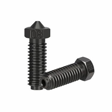 Imagem de Pacote com 2 bocais de aço endurecido, bicos de resistência a altas temperaturas para Anycubic Kobra 2/Kobra 2 Neo/Kobra 2 Pro/Kobra 2 Plus/Kobra 2 Max (0,8 mm)