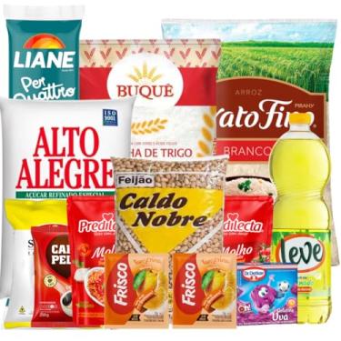 Imagem de Cesta Básica De Alimentos 14 Itens