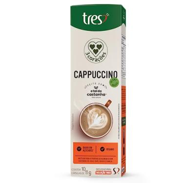 Imagem de 3 Corações Capsula de Cappuccino Vegano TRES - 10 unid