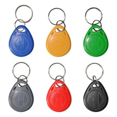 Imagem de Etiquetas de chave de cartão de identificação de proximidade RFID de 125 kHz gravável e regravável T5577 (pacote com 6)