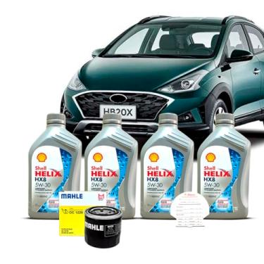 Imagem de Kit Troca de Oleo 5w30 e Filtro Hyundai HB20x 1.6 16V 2020 A 2022