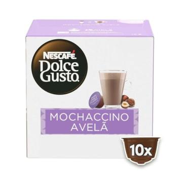 Imagem de Dolce Gusto Mochaccino Em Cápsula Avelã Nescafé Caixa 170G 10 Unidades