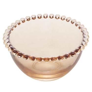 Imagem de Conjunto 4 Bowls Cristal Pearl Âmbar 14X8cm - Wolff