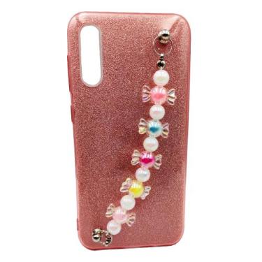 Imagem de Capa Capinha para Samsung Galaxy a50 a30s a50s C/ pulseira perola - HH