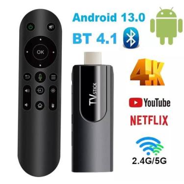Imagem de Aparelho Conversor Digital em Tv  Stick Smart.  Android 11.1 4K 5G - S