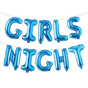 Imagem de Girls Night Party Decoration Girls Just Wanna Fun Banner Mean Girls Party Decoration Pajama Party Decoration Sleepover Party Girls Night Out Party Decoration (GIRLS NIGHT Blue)