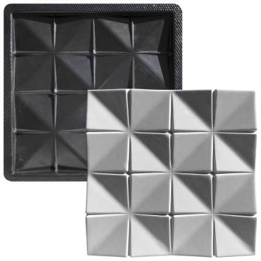 Imagem de Forma 3D Gesso e Cimento ABS - Trevo 40x40 - Xmoldes Formas 3D