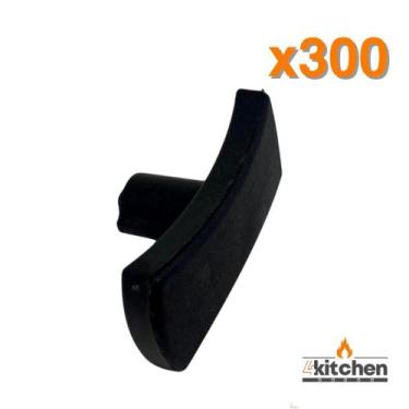 Imagem de Pomel Pegador Puxador para Tampa Modelo Italia T 300 Peças - Fortplast