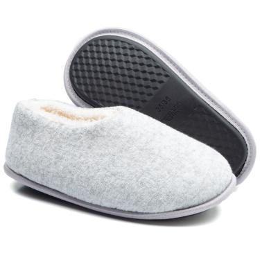 Imagem de Pantufa Feminina e Masculina Antiderrapante Chinelo de Quarto Fofinho Sapatilha Peluciada