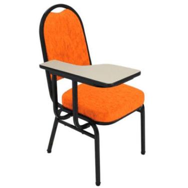 Imagem de Cadeira Universitária para Auditório Linha Hotel Laranja - Design Offi