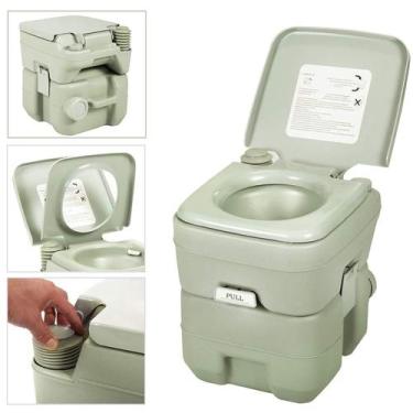 Imagem de Vaso Sanitário Portátil Banheiro Químico 20 Litros Camping 932 - Lorbe