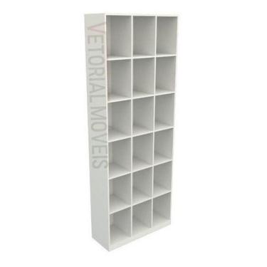 Imagem de Armário Colmeia M12 mdp organizador Estante Prateleira loja - VETORIAL