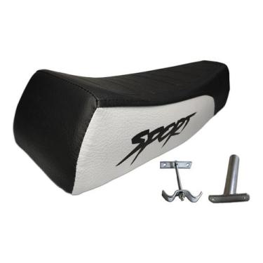 Imagem de Banco selin de mobilete  para bicicleta bike com presilha d3 e canote 