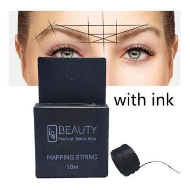 Imagem de 4linha Pigmentada De Marcação Sobrancelhas - Preta 10 Metros - OEM