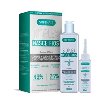 Imagem de Tonico E Shampoo Capilar Para Crescimento E Queda Bioplex - Soft Hair