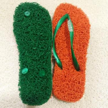 Imagem de Chinelos Apaju, duplo capacho terapêuticos, anti stress e ortopédicos.
