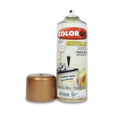 Imagem de Tinta Spray Metallik Cobre 54 350ml Colorgin