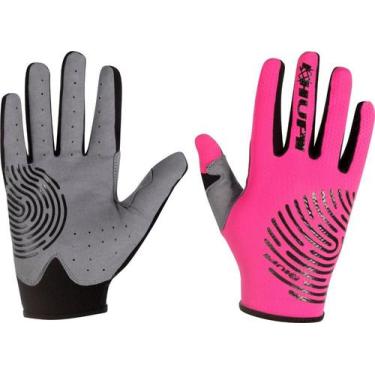 Imagem de Luva HUPI Dedo Longo Biometria Full Rosa, G, Rosa