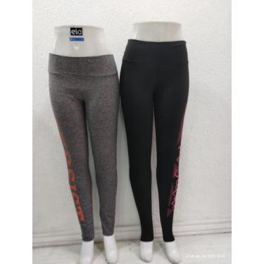 Imagem de Legging  cintura alta zero transparência as 2 por 158.00 - Sublimada 