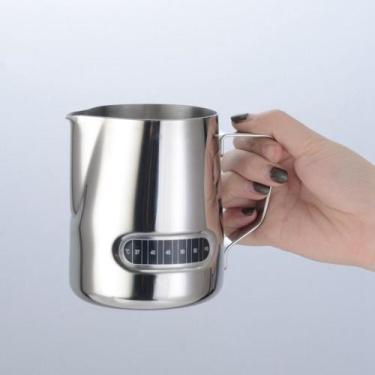 Imagem de Leiteira Pitcher Para Cafe Barista 350ml Inox Com Termômetro - RALEO