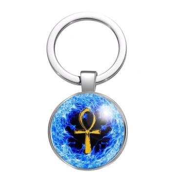 Imagem de Chaveiro Símbolo Ankh Chave da Vida Egípcia Unissex - RECANTO ASTRAL