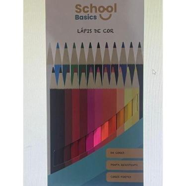 Imagem de Lápis De Cor 24 Cores School Basics