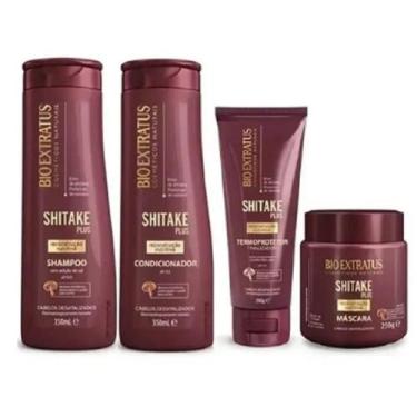 Imagem de Bio Extratus Shitake Plus (Shampoo+Cond 350g+Mascara 250g+ Finalizador