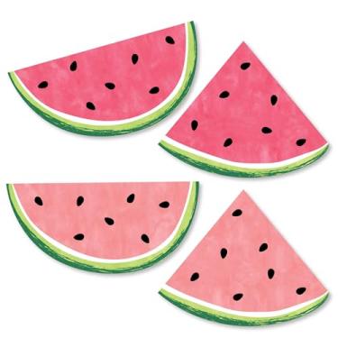 Imagem de Big Dot of Happiness Sweet Watermelon – Decorações DIY Fruit Party Essentials – Conjunto de 20