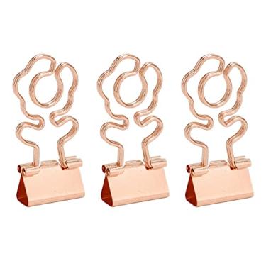 Imagem de Akozon 100 Peças de Material de Escritório Criativo Clipes Ocos de Metal – Clipes de Papel de Cauda Longa para Organização, Clipes de Pasta para Uso Escolar e de Escritório, Alça