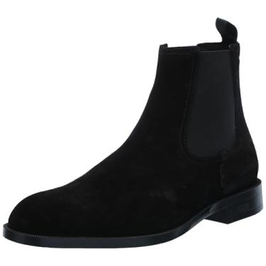 Imagem de BOSS Bota Chelsea masculina de camurça Tayil, Groselha preta, 7.5