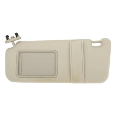 Imagem de Motoforti Viseira de sol de carro para Toyota Camry 2007-2011 Tecido de vidro plástico No.74320-06780-E0 luz solar bloco bege